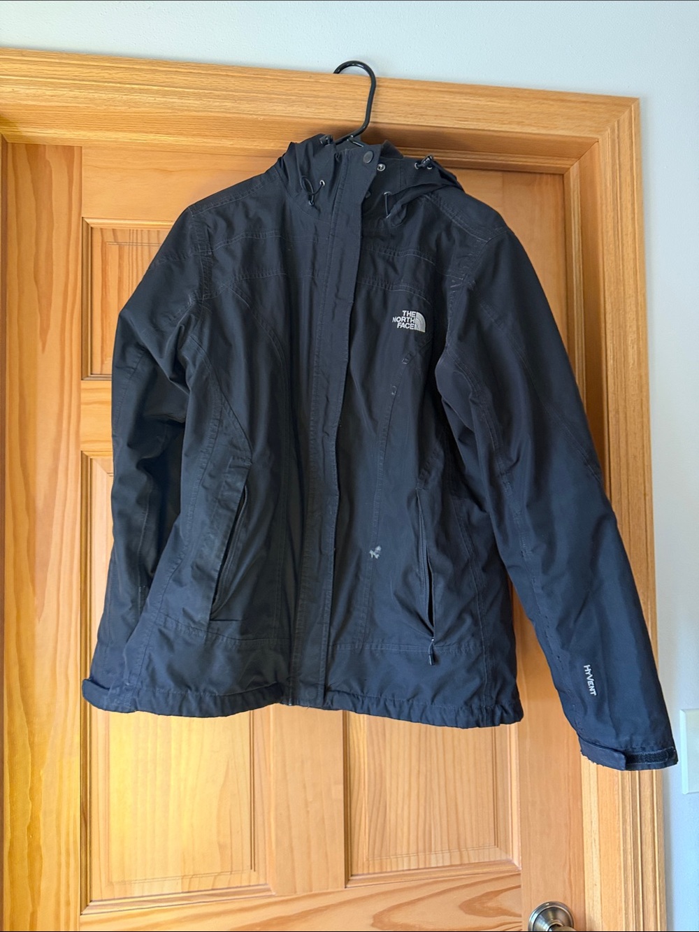 The North Face Women's Black Hooded Ski Jacket